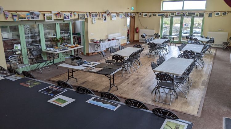 Main hall with sprung dance floor