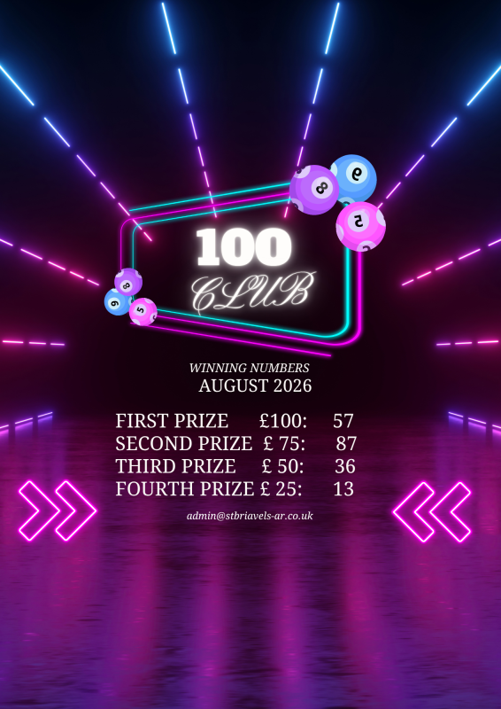 100 Club Latest Draw Results